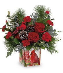 Cardinal Cheer Bouquet from Clermont Florist & Wine Shop, flower shop in Clermont